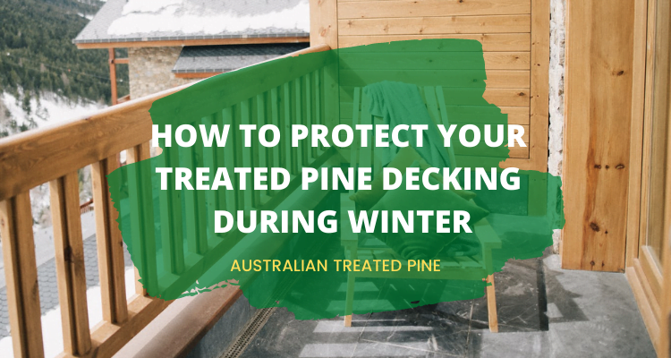 Treated Pine Decking Winter