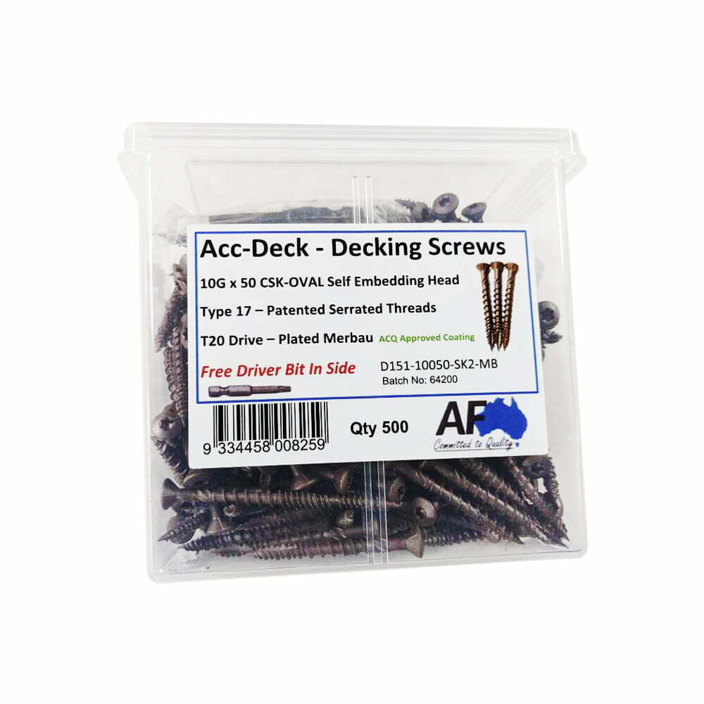 Decking Screws Counter sunk Type17